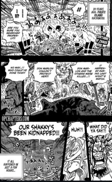 Ilustrasi cuplikan spoiler Manga One Piece 1159. [Instagram]